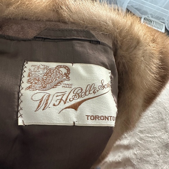 Cropped Vintage Fur/Suede Brown Jacket - Picture 6 of 6